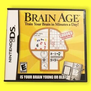 Brain Age: Train Your Brain in Minutes a Day Nintendo DS CIB Video Game